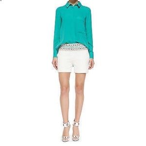 Haute Hippie embellished waist shorts